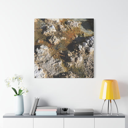 Mineral Landscape - Unique Frameless Canvas Wall Art