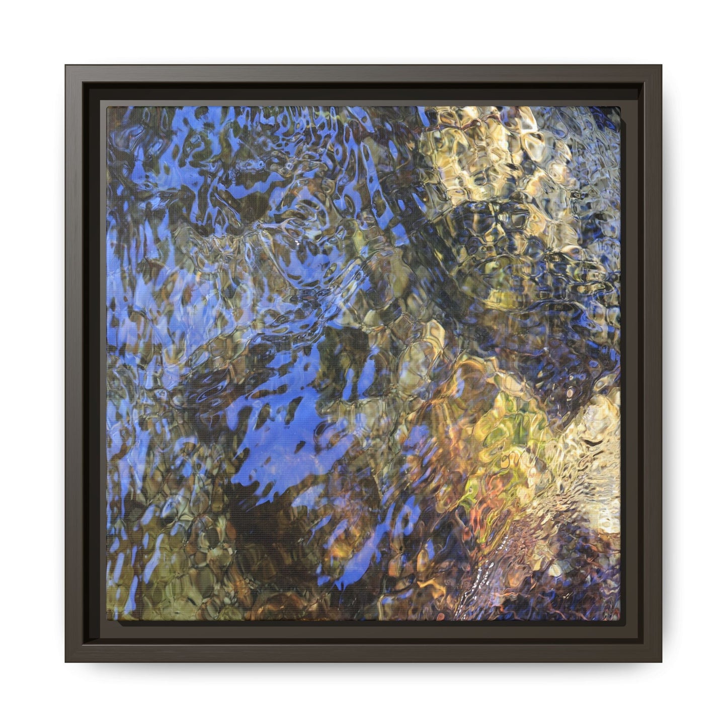 Aquatic Kaleidoscope - Unique Stretched Canvas Wall Art - Art By Earth