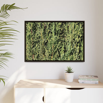Emerald Labyrinth - Unique Stretched Canvas Wall Art - Art By Earth