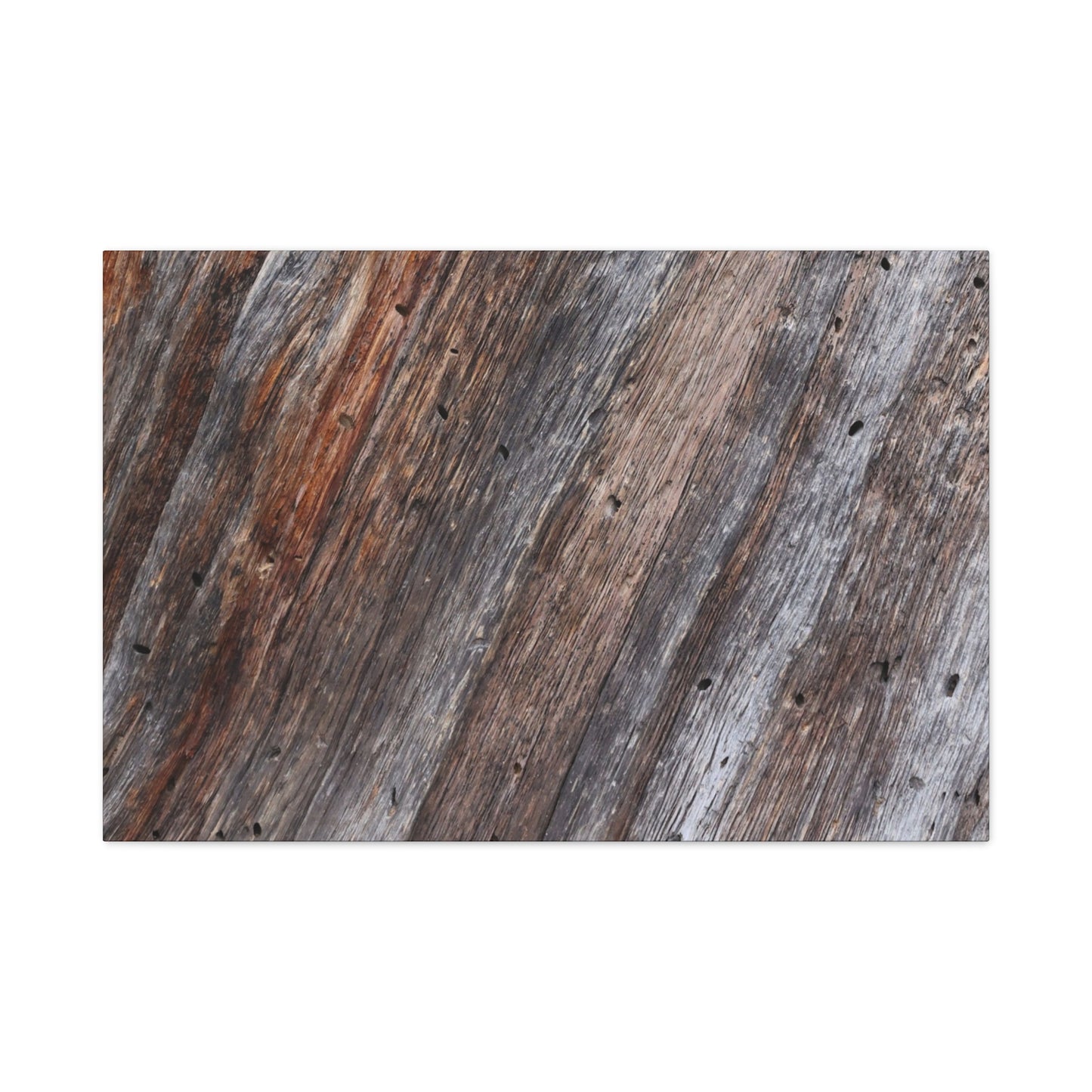 Aged Timber Surface - Unique Frameless Canvas Wall Art - Art By Earth