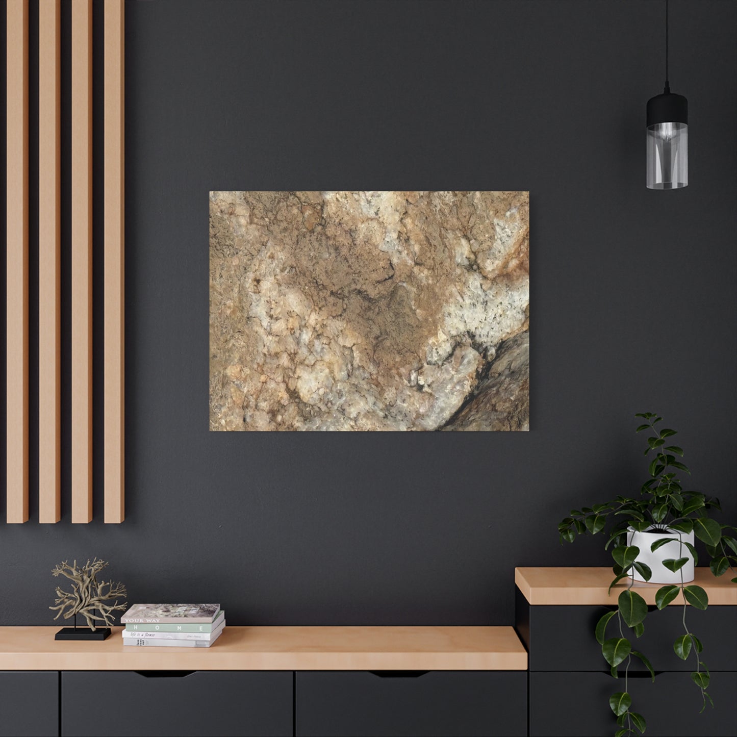 Desert Terrain - Unique Frameless Canvas Wall Art - Art By Earth