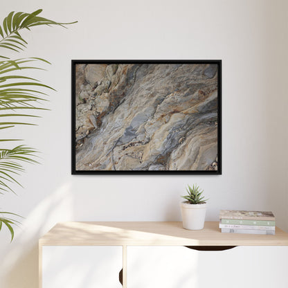 Layers of Earth's History - Unique Stretched Canvas Wall Art - Art By Earth