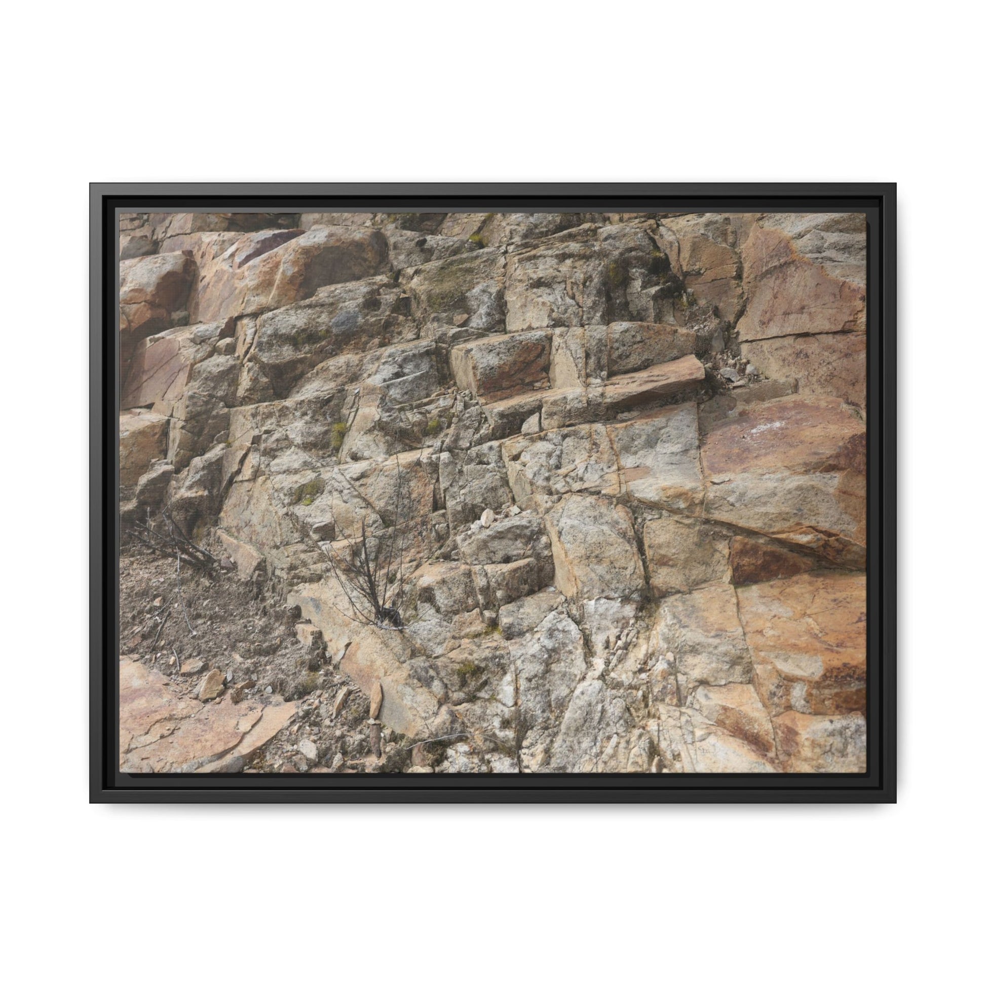 Stone's Silent Story - Unique Stretched Canvas Wall Art - Art By Earth