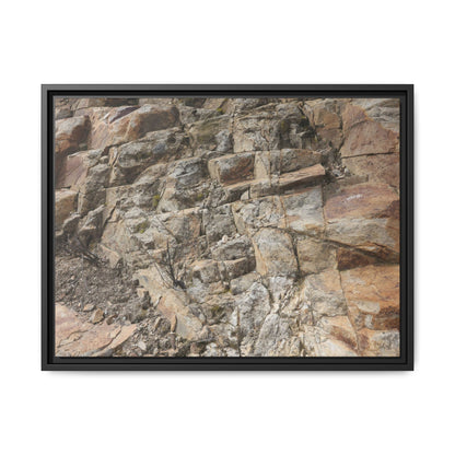 Stone's Silent Story - Unique Stretched Canvas Wall Art - Art By Earth