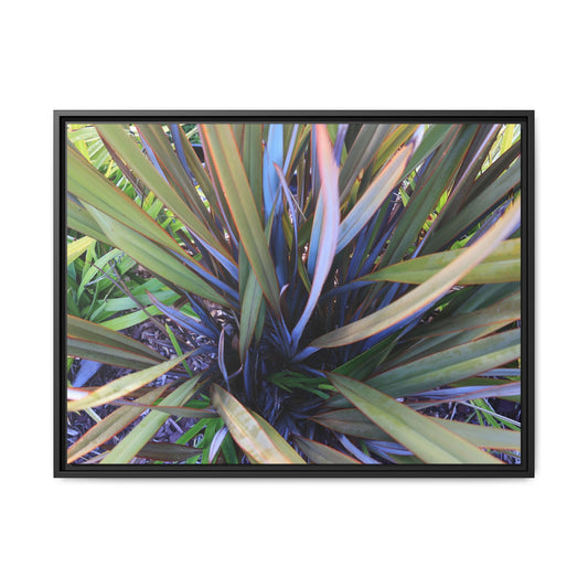 Radiant Leaves - Unique Stretched Canvas Wall Art - Art By Earth