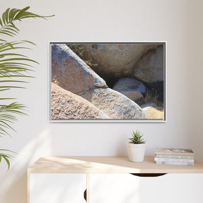 Boulder Shelter - Unique Stretched Canvas Wall Art