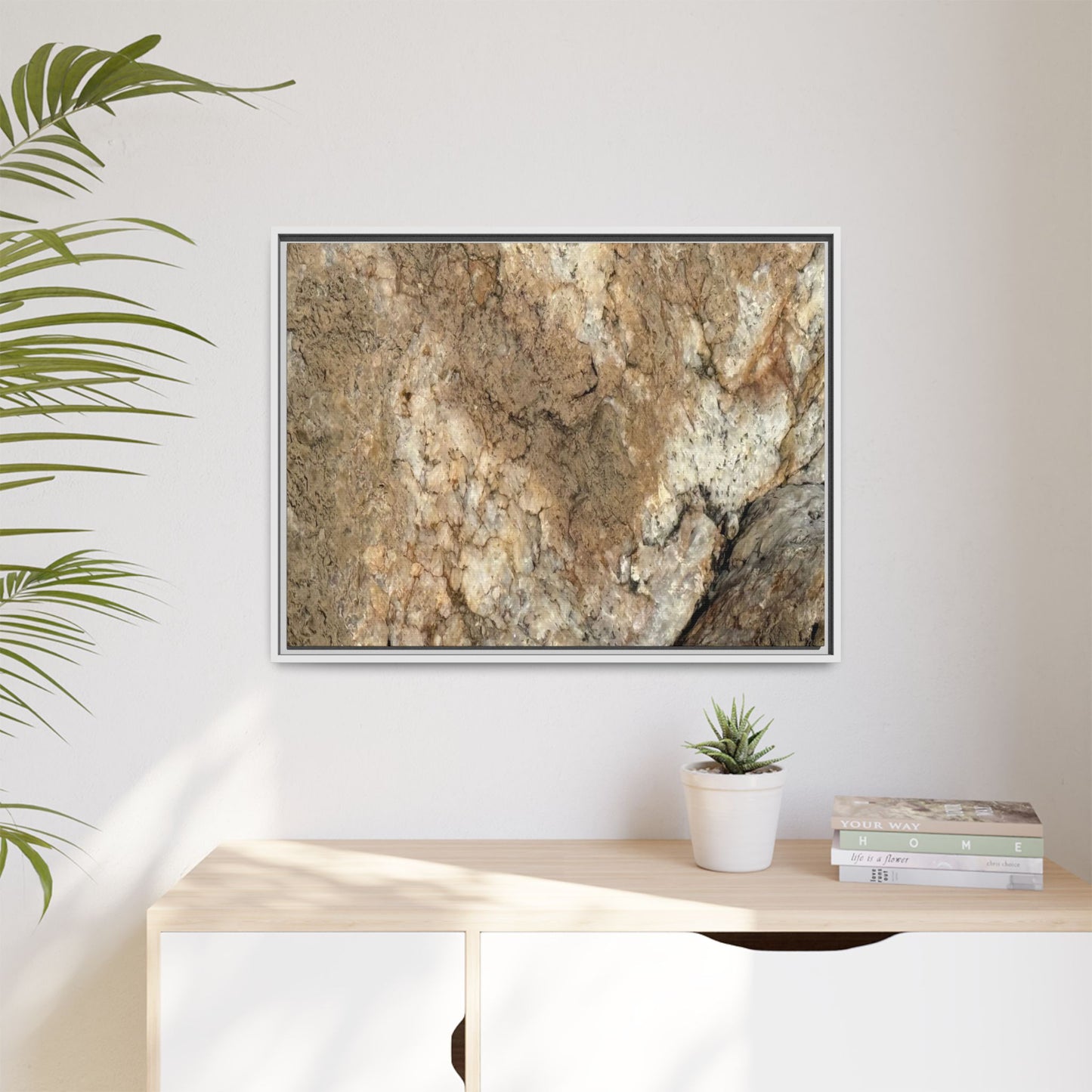 Ancient Stone Wall - Unique Stretched Canvas Wall Art - Art By Earth