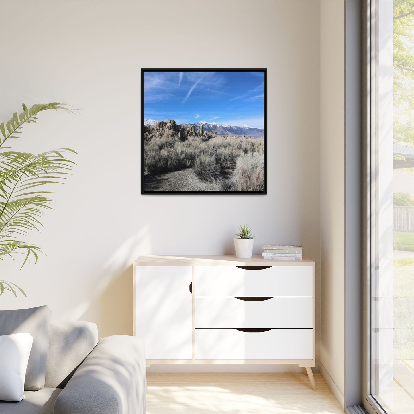 Whispers of the Sagebrush Steppe - Unique Stretched Canvas Wall Art