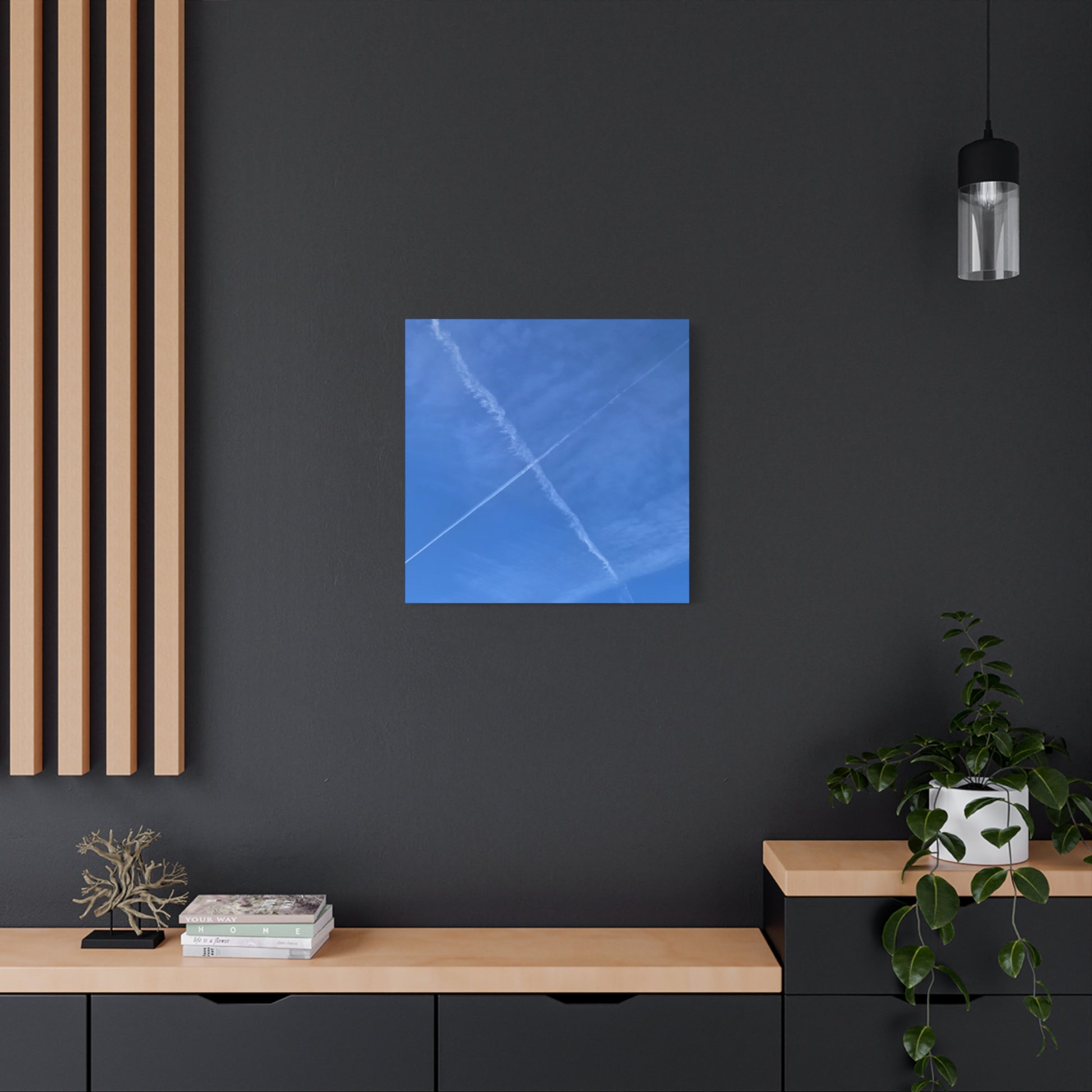 Crossing Paths - Unique Frameless Canvas Wall Art - Art By Earth