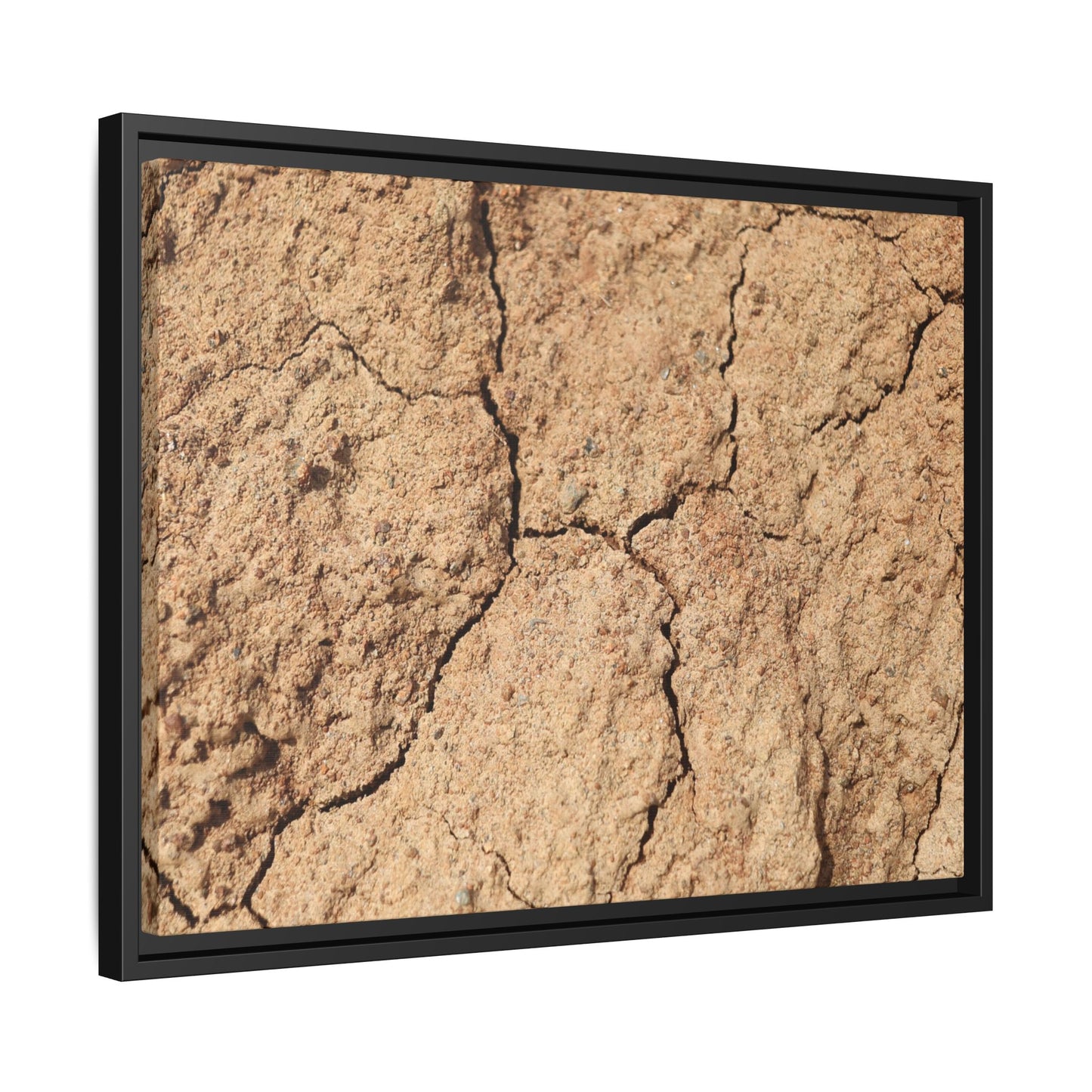 Parched Land - Unique Stretched Canvas Wall Art - Art By Earth