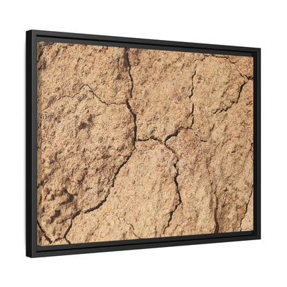 Parched Land - Unique Stretched Canvas Wall Art - Art By Earth