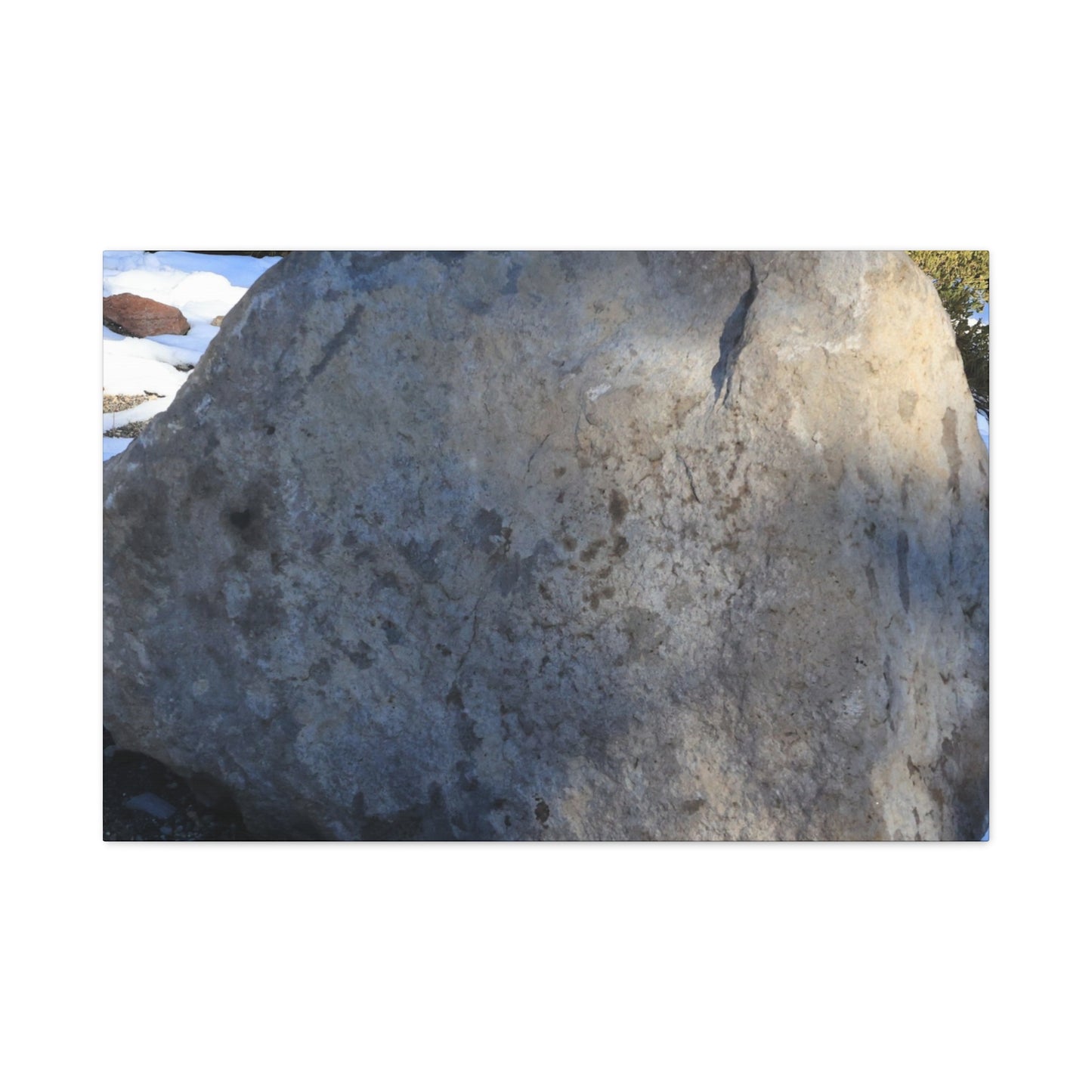 Stone of Silence - Unique Frameless Canvas Wall Art