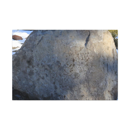 Stone of Silence - Unique Frameless Canvas Wall Art