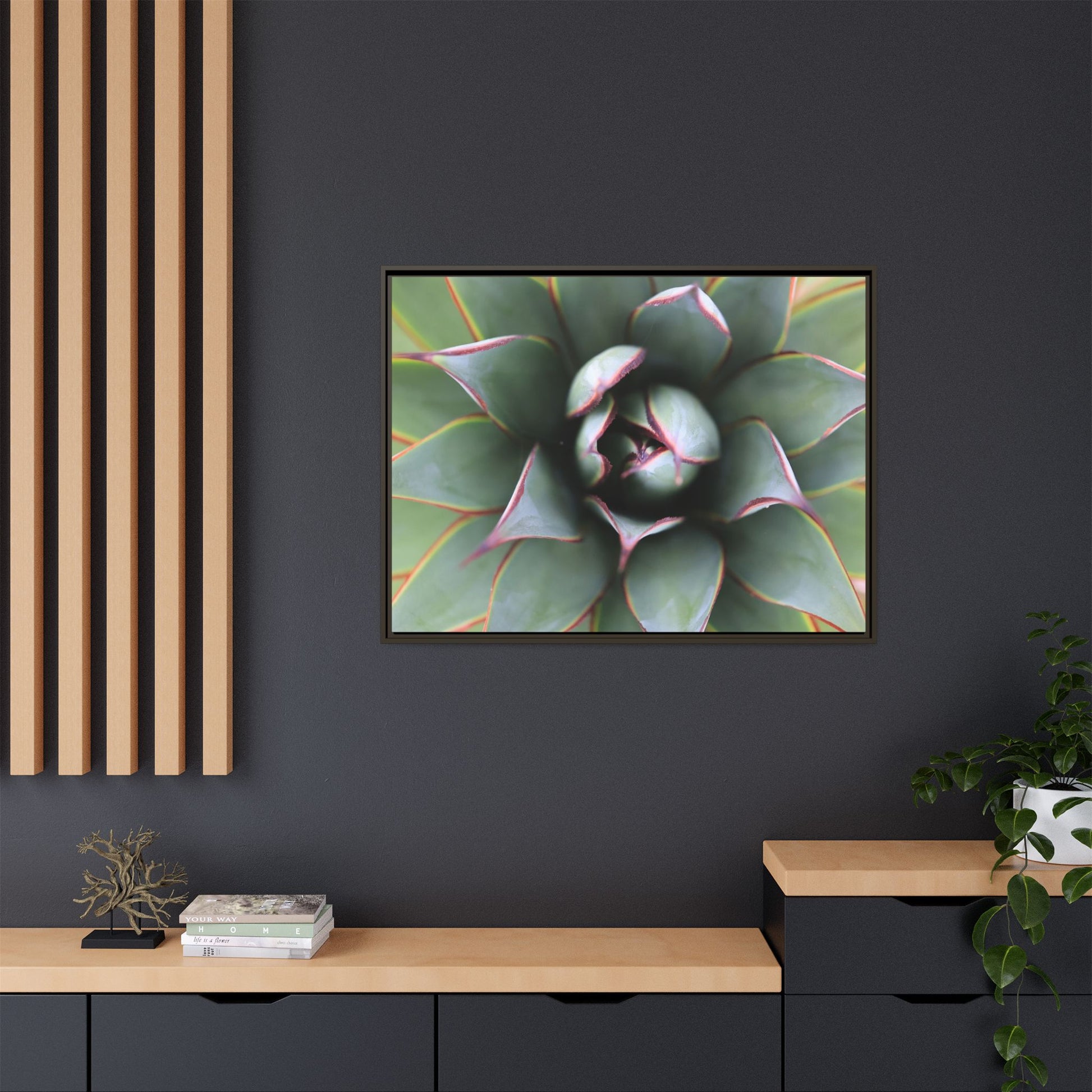 Spiky Elegance - Unique Stretched Canvas Wall Art - Art By Earth