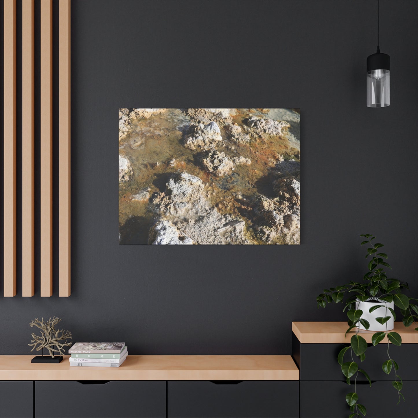 Strata of Decay - Unique Frameless Canvas Wall Art