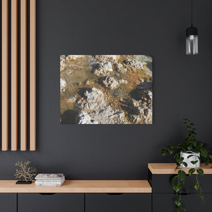 Strata of Decay - Unique Frameless Canvas Wall Art