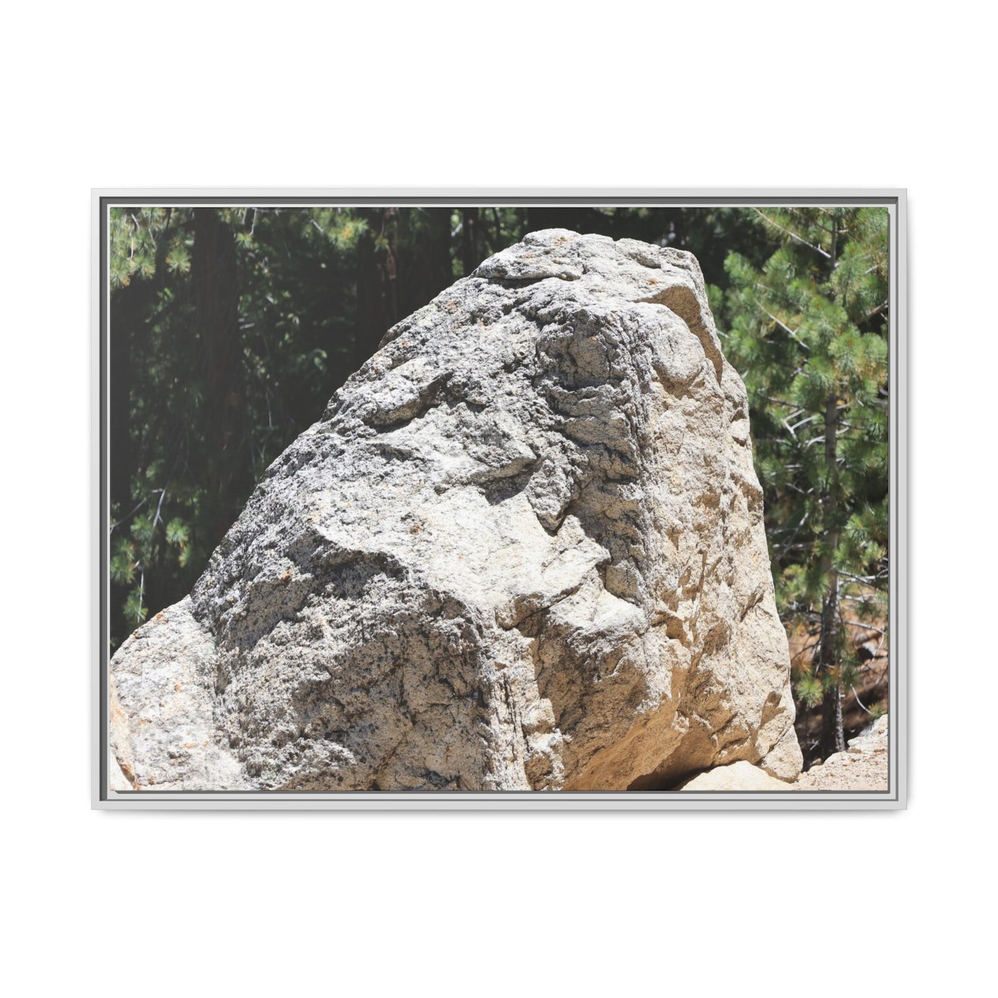 Stone's Silent Whisper - Unique Stretched Canvas Wall Art - Art By Earth