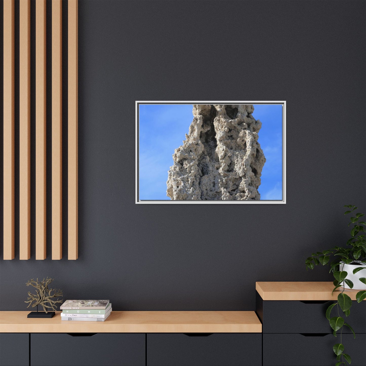 Stone Sentinel - Unique Stretched Canvas Wall Art