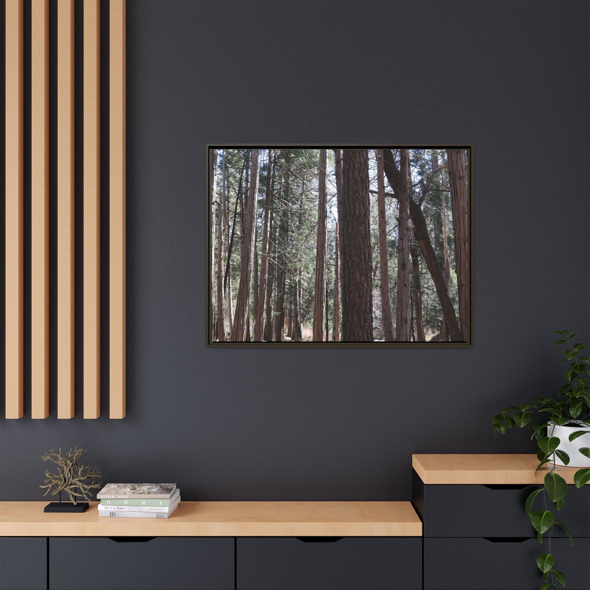 Forest Cathedral - Unique Stretched Canvas Wall Art - Art By Earth