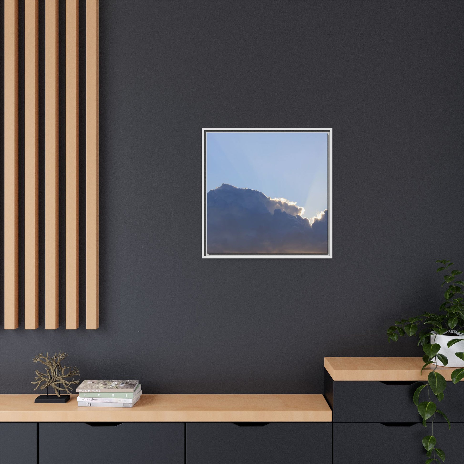 Cloud Divide - Unique Stretched Canvas Wall Art - Art By Earth