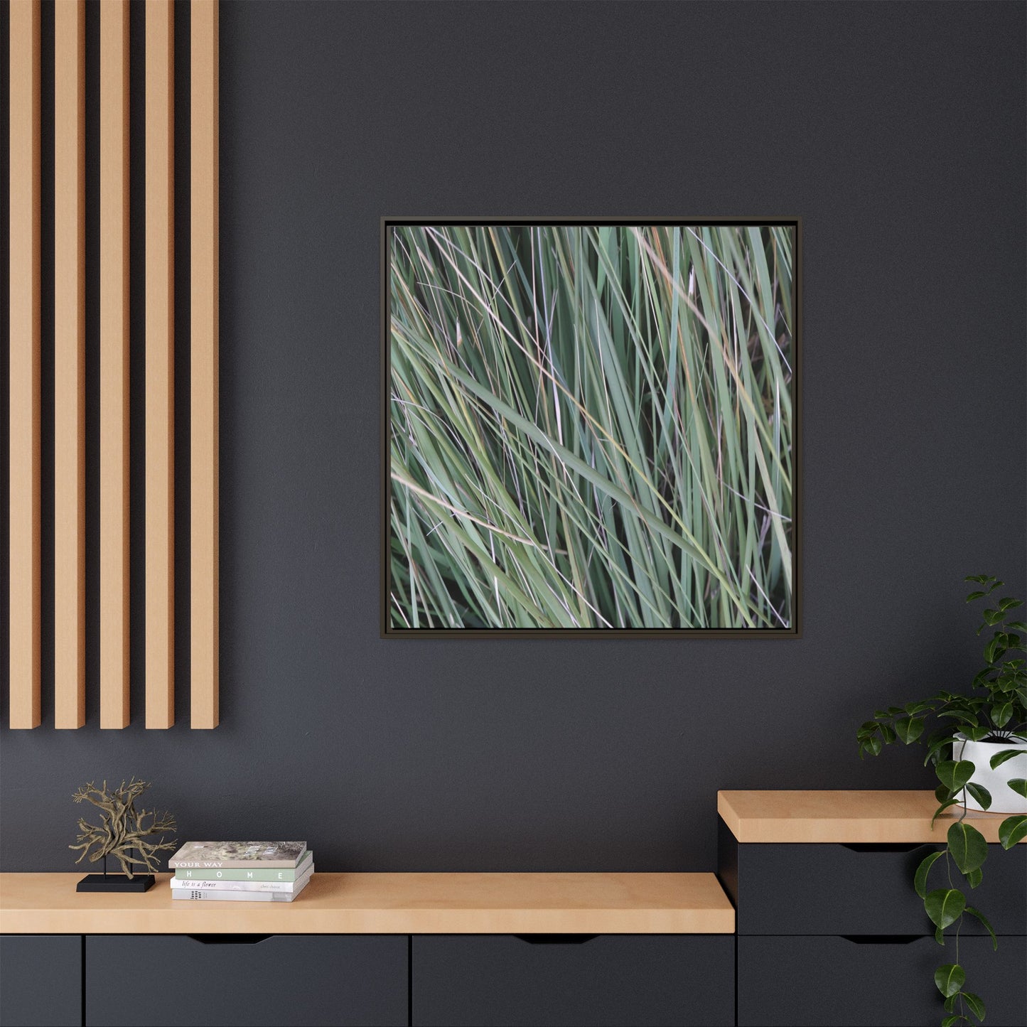 Grassland Symphony - Unique Stretched Canvas Wall Art - Art By Earth