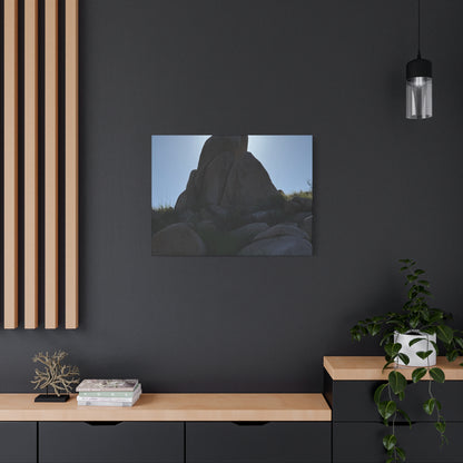 Rocks of Solitude - Unique Frameless Canvas Wall Art - Art By Earth