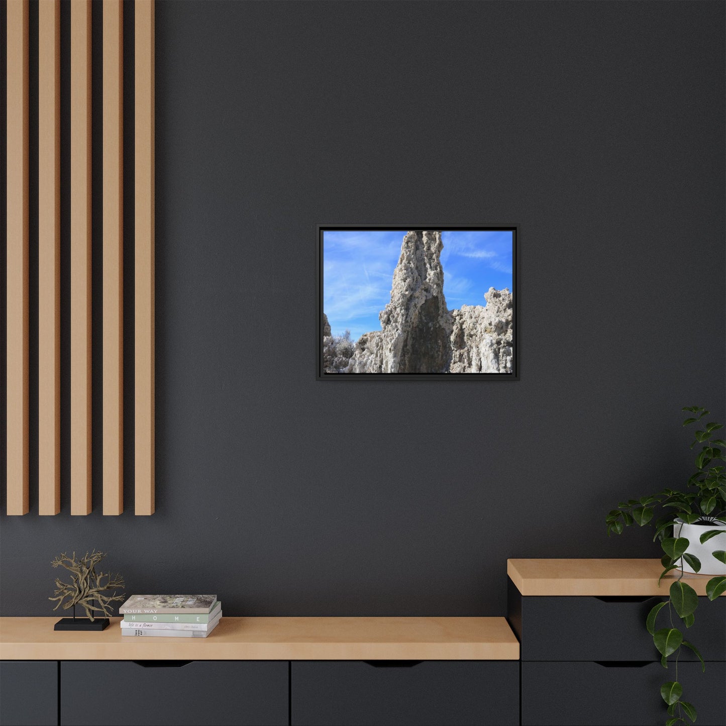 Sentinel of Stone - Unique Stretched Canvas Wall Art