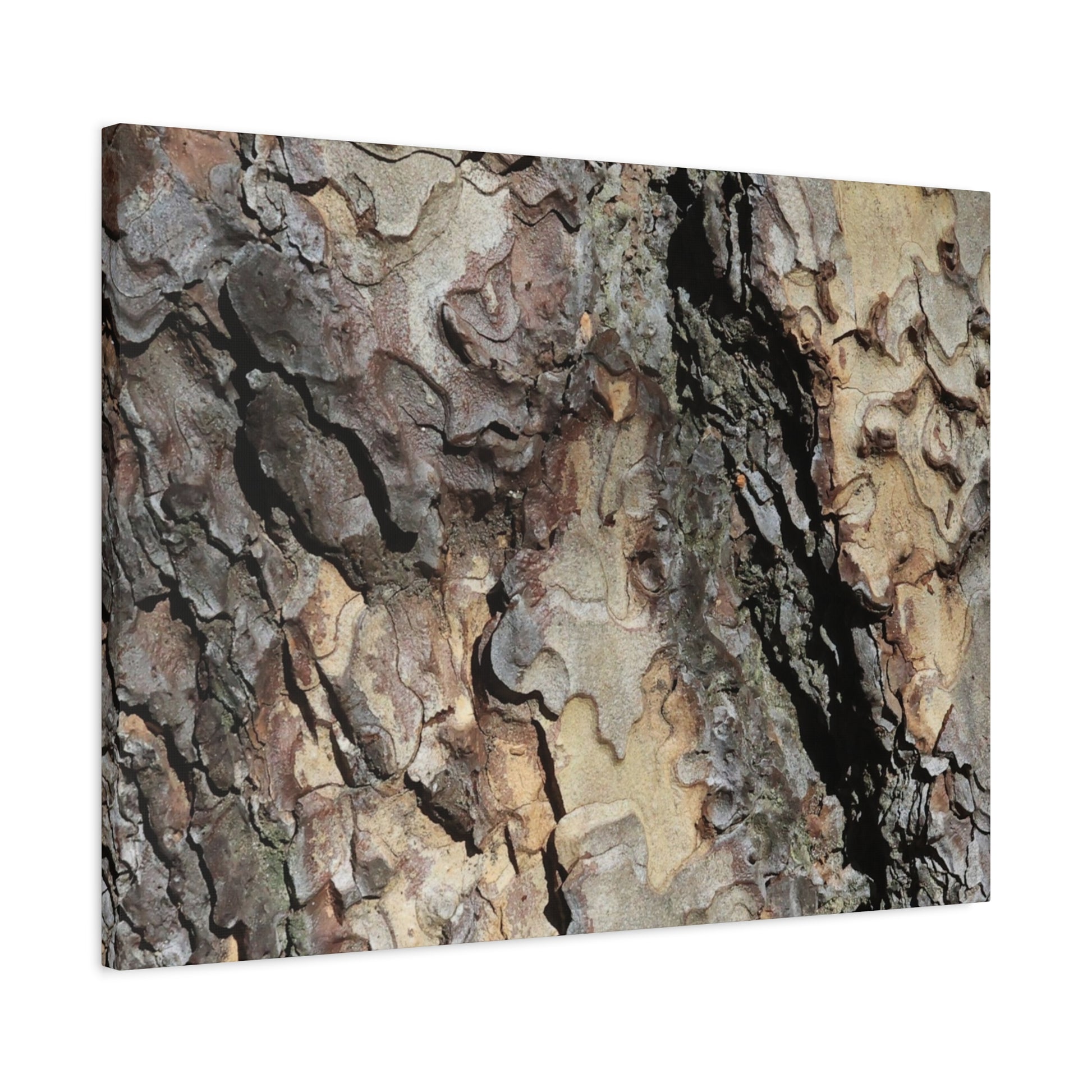 Wooden Labyrinth - Unique Frameless Canvas Wall Art - Art By Earth