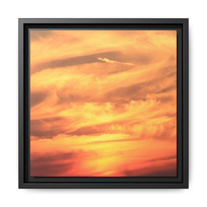 Burning Skies - Unique Stretched Canvas Wall Art - Art By Earth
