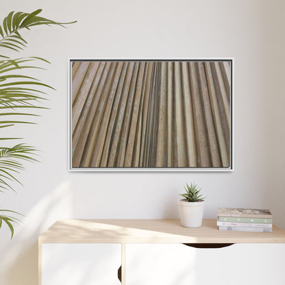 Wooden Whispers - Unique Stretched Canvas Wall Art - Art By Earth