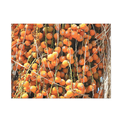 Orange Harvest - Unique Frameless Canvas Wall Art - Art By Earth