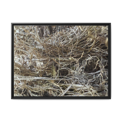 Tangled Whispers of Autumn - Unique Stretched Canvas Wall Art - Art By Earth