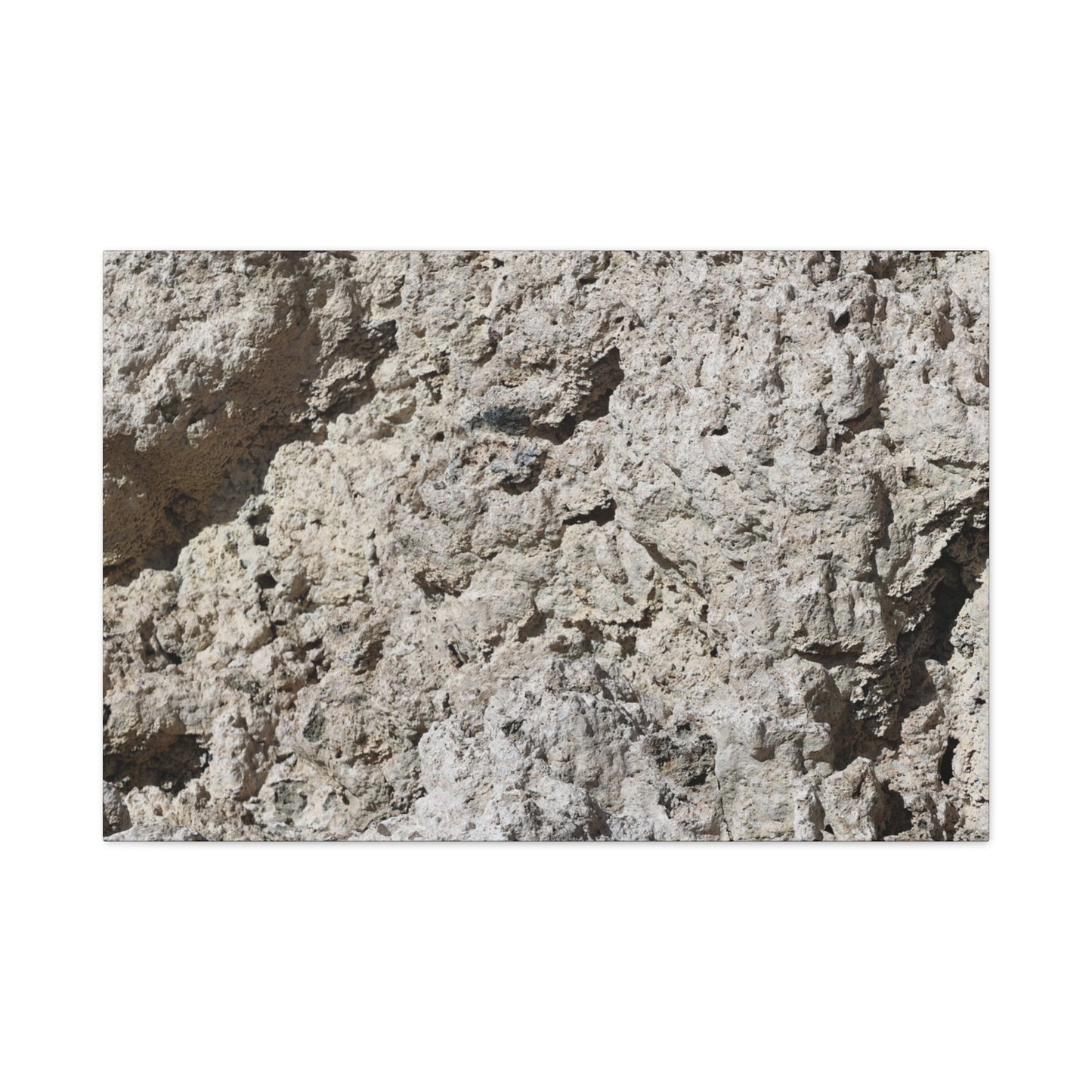 Limestone Symphony - Unique Frameless Canvas Wall Art