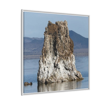 Tufa Tower Reflection - Unique Stretched Canvas Wall Art