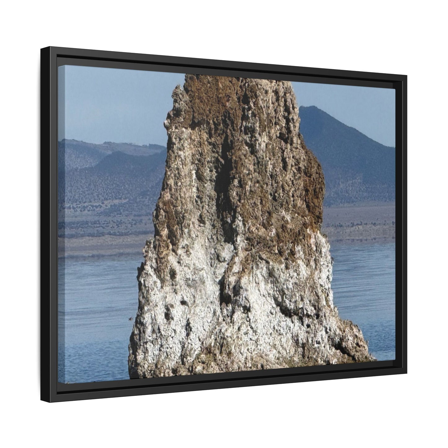 Tufa Tower Reflection - Unique Stretched Canvas Wall Art