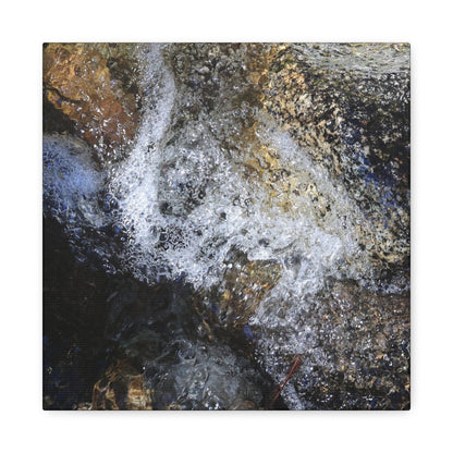 Liquid Stone - Unique Frameless Canvas Wall Art - Art By Earth