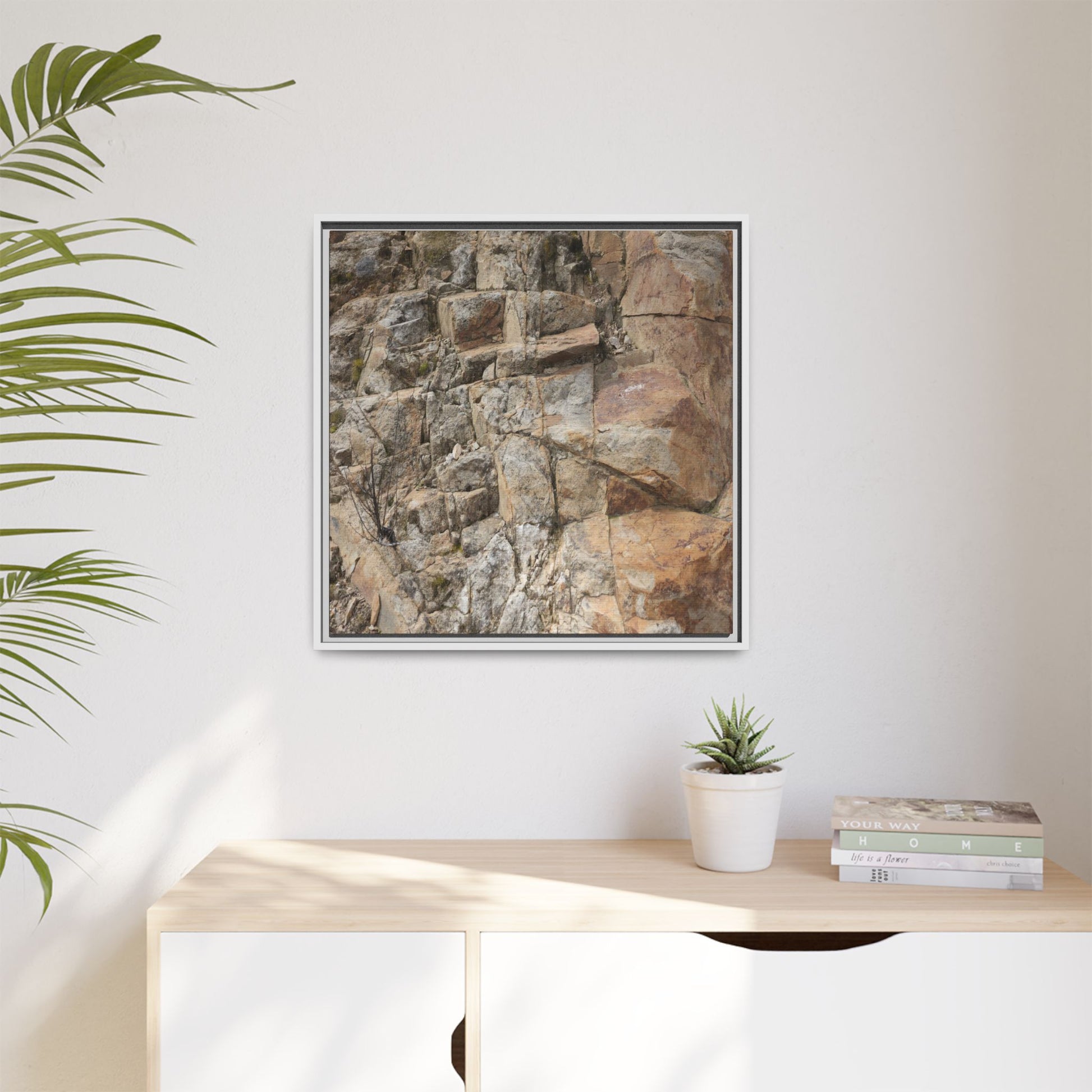 Sandstone Symphony - Unique Stretched Canvas Wall Art - Art By Earth