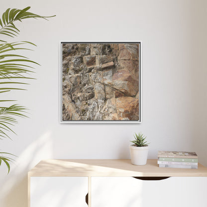 Sandstone Symphony - Unique Stretched Canvas Wall Art - Art By Earth