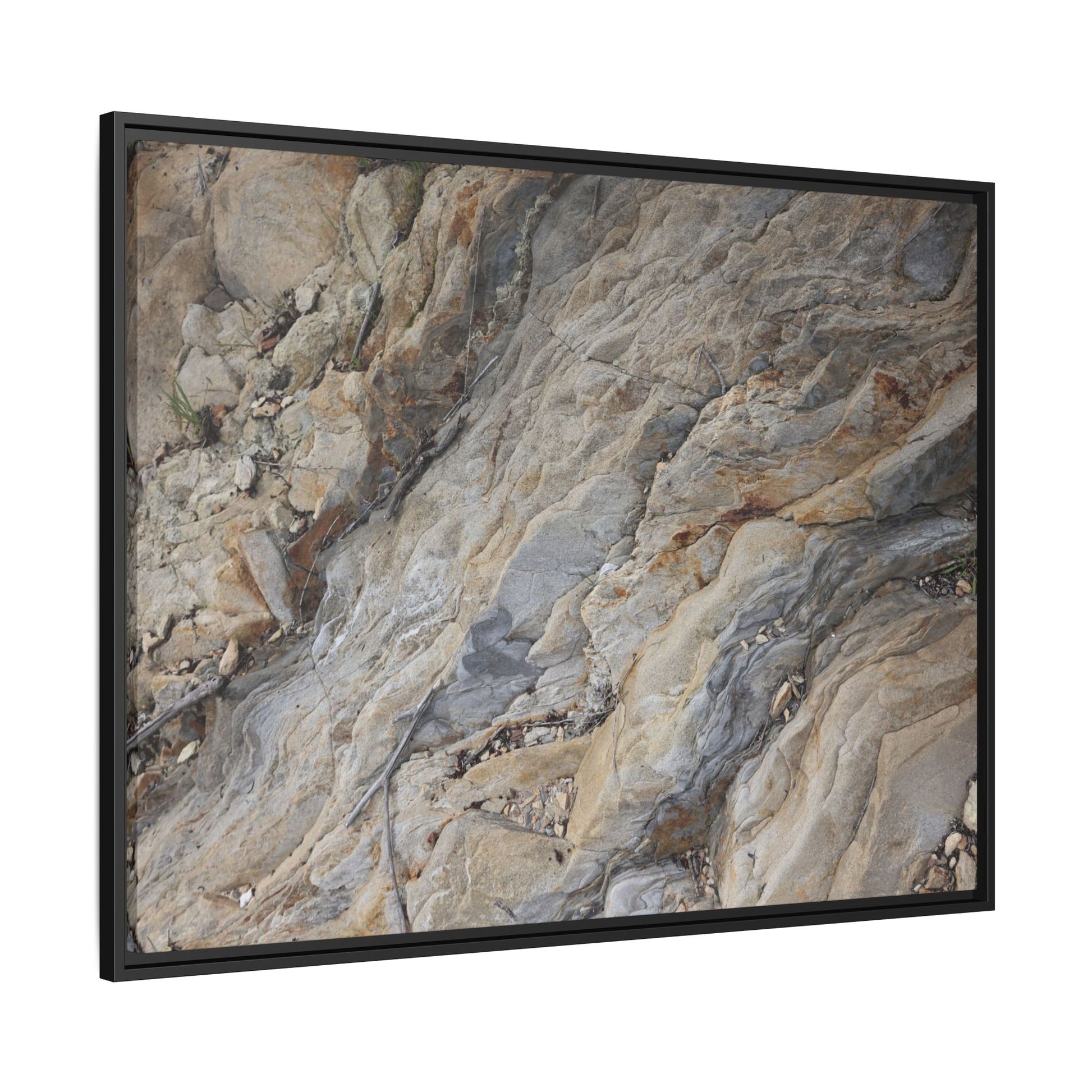 Layers of Earth's History - Unique Stretched Canvas Wall Art - Art By Earth