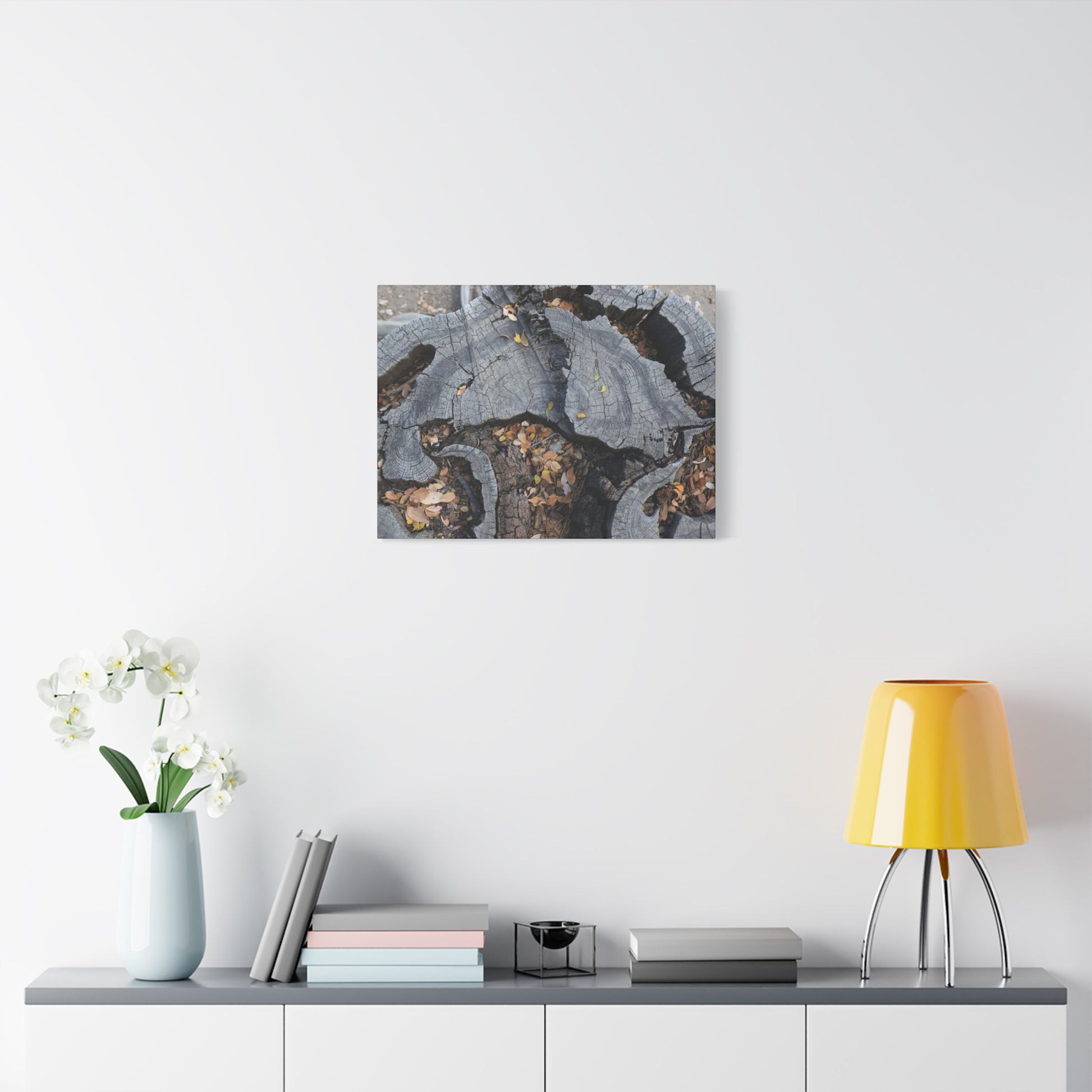 Weathered Woodland Whispers - Unique Frameless Canvas Wall Art - Art By Earth