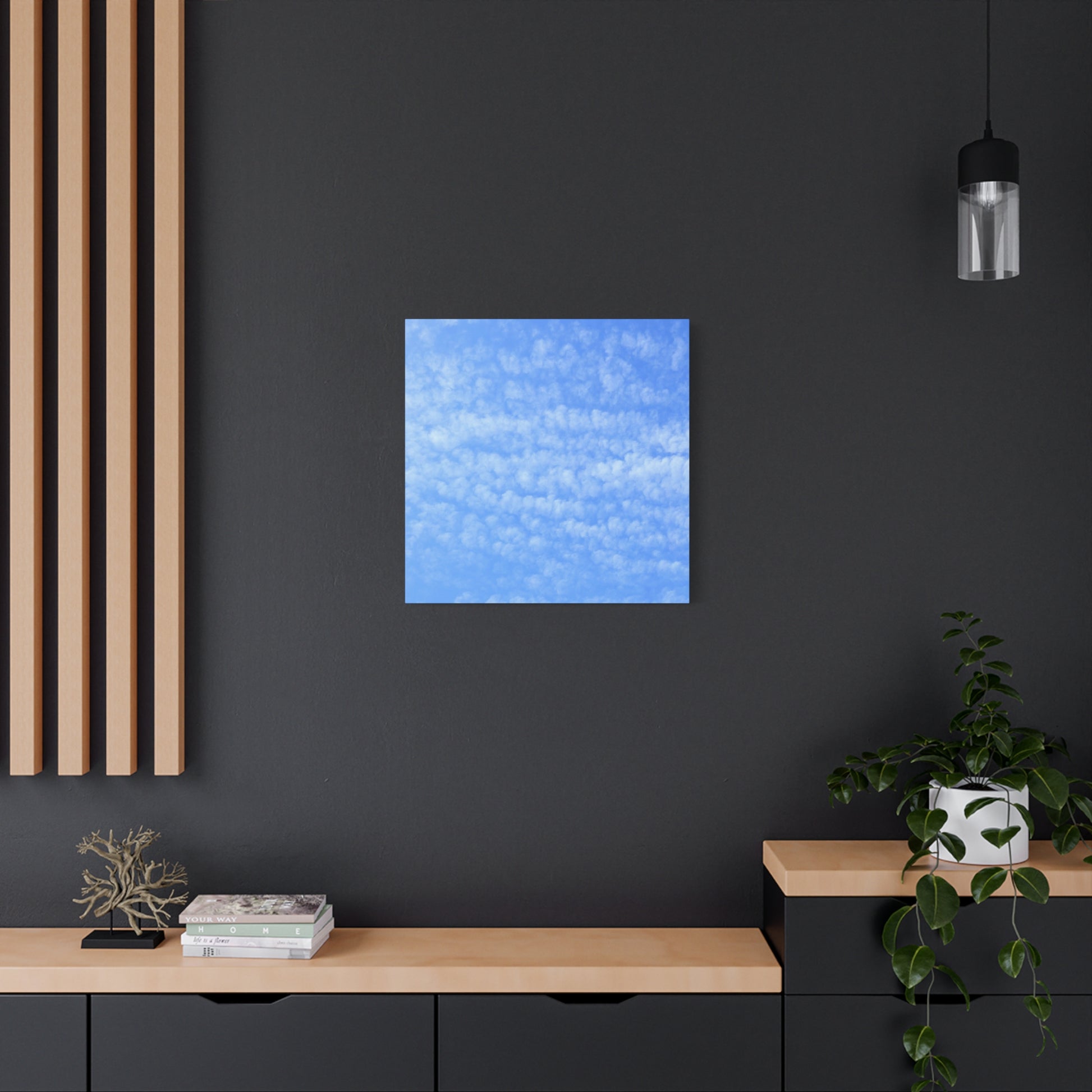 Clouded Reverie - Unique Frameless Canvas Wall Art - Art By Earth