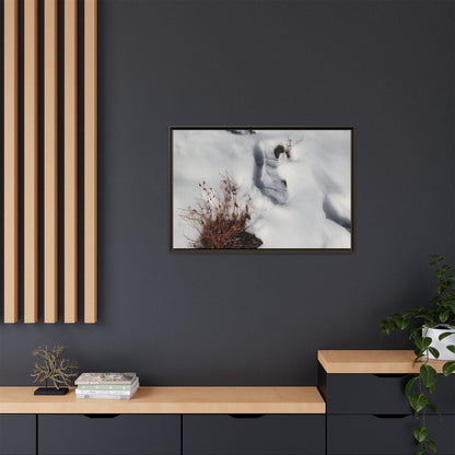 Frostbound Whispers - Unique Stretched Canvas Wall Art