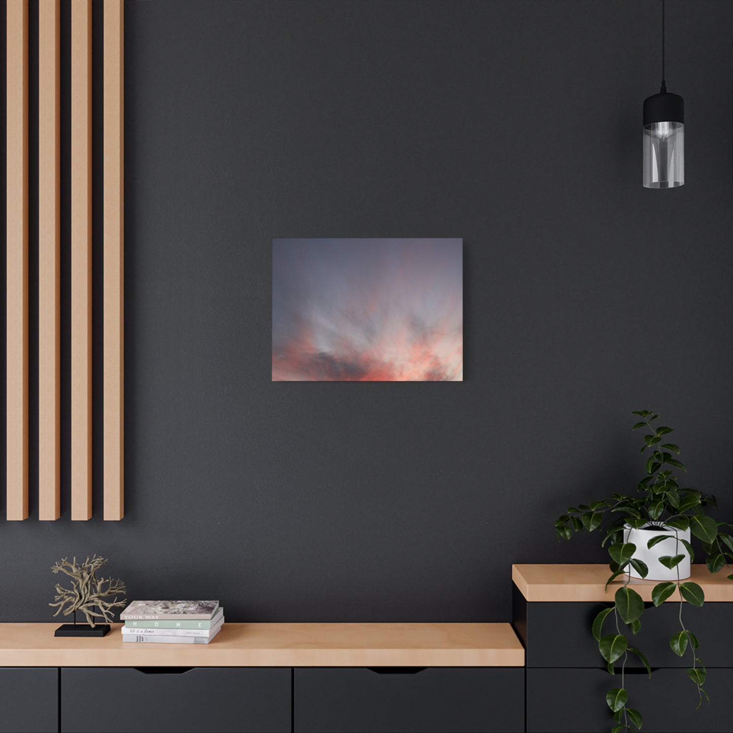 Ethereal Sunset - Unique Frameless Canvas Wall Art - Art By Earth