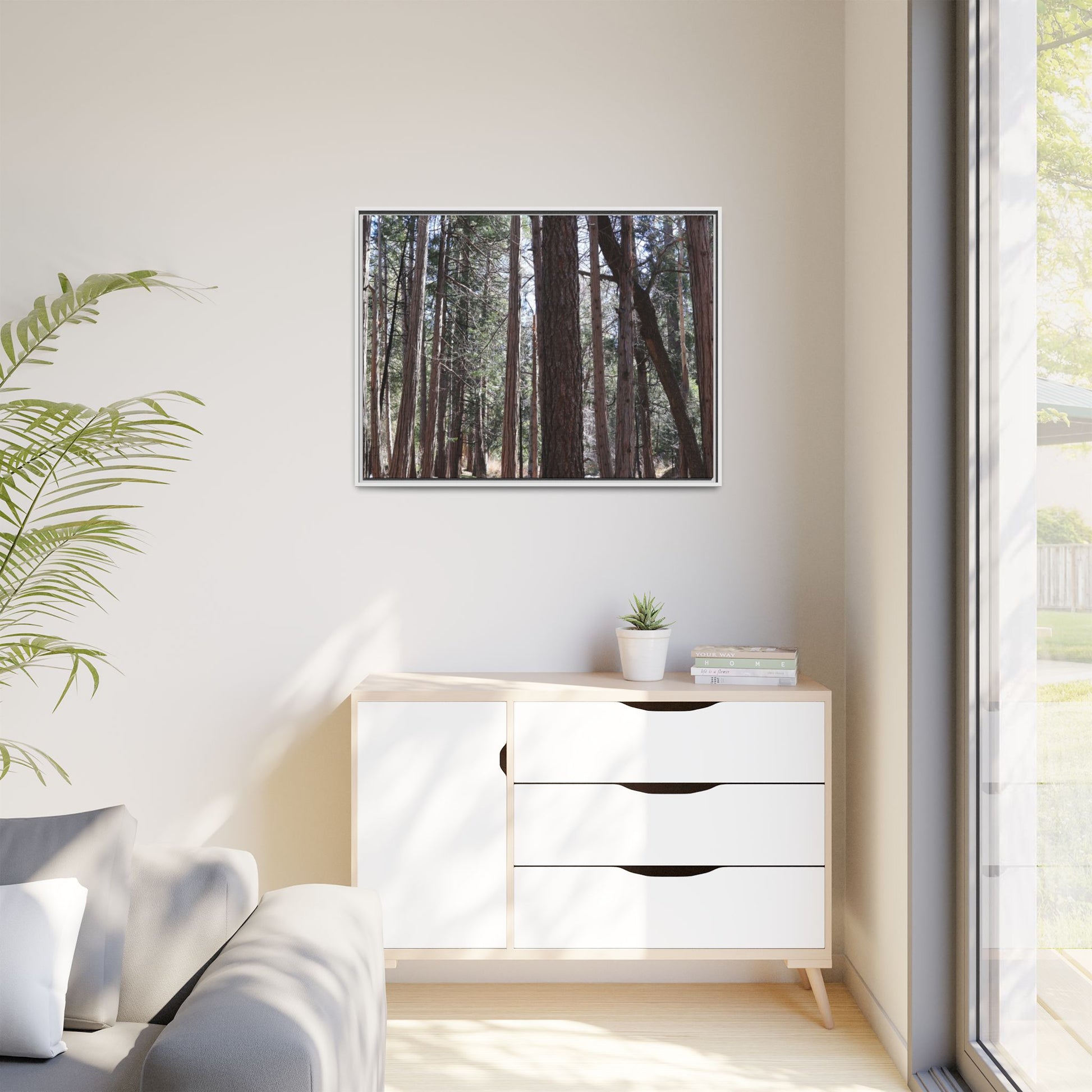 Forest Cathedral - Unique Stretched Canvas Wall Art - Art By Earth