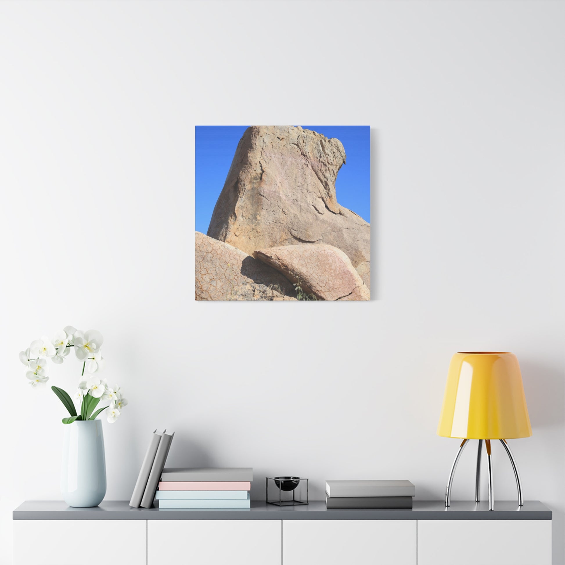 Boulder's Embrace - Unique Frameless Canvas Wall Art - Art By Earth