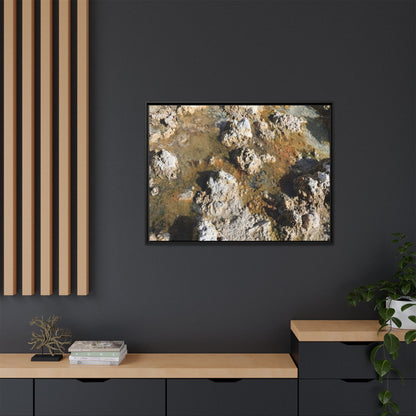 Stone Sea of Silence - Unique Stretched Canvas Wall Art