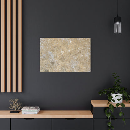 Bubbles in Sand - Unique Frameless Canvas Wall Art - Art By Earth
