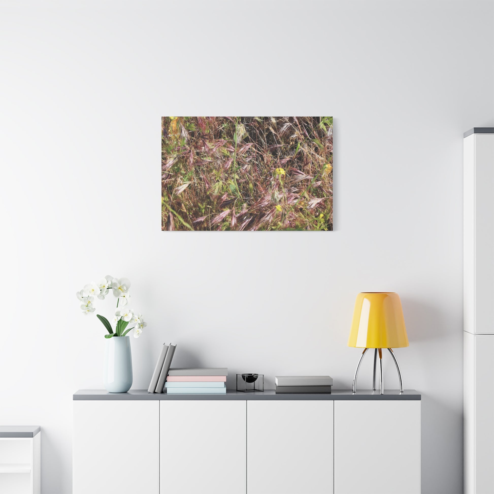Autumn Wildflower Meadow in Transition - Unique Frameless Canvas Wall Art - Art By Earth