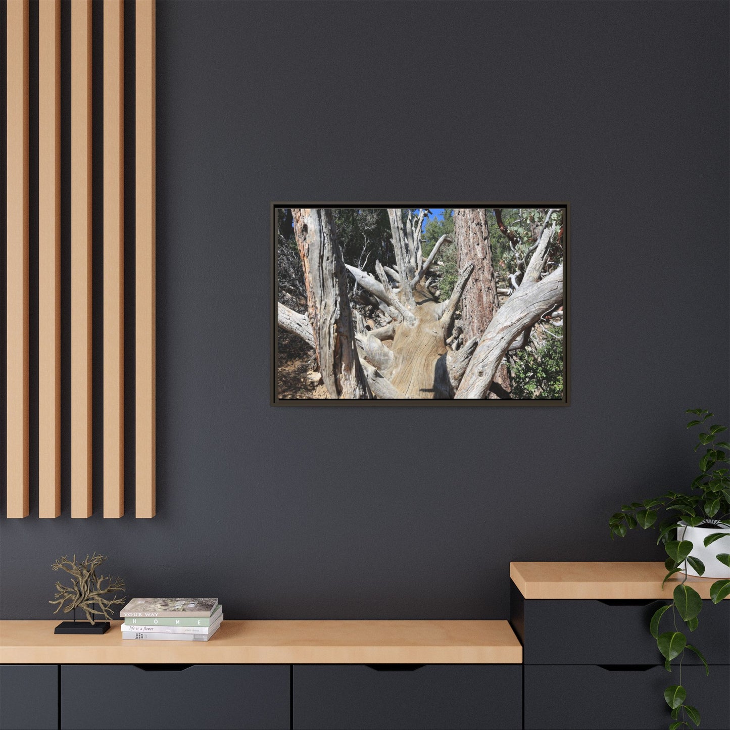Forest Sentinels - Unique Stretched Canvas Wall Art