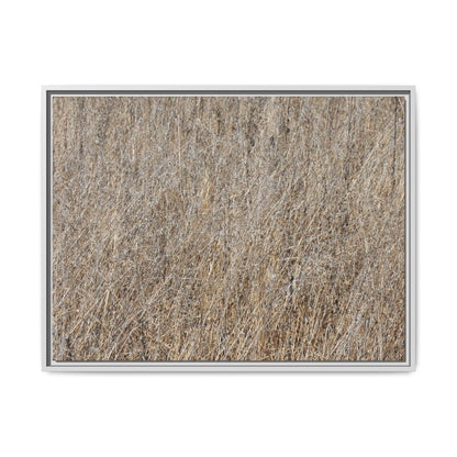 Dry Straw Symphony - Unique Stretched Canvas Wall Art - Art By Earth
